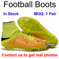 2016 high ankle football boots with brand design boot soccers